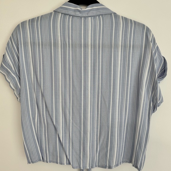 Pink Rose Stripped Blouse - Medium - Picture 2 of 4